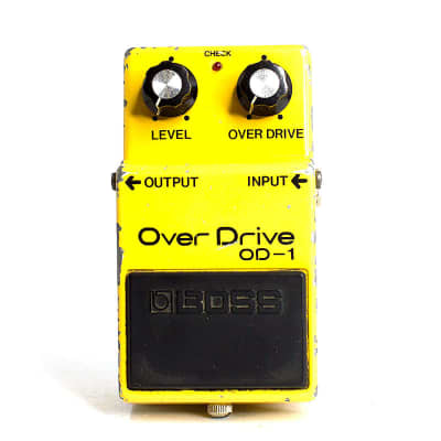 BOSS Over Drive OD-1 （NEC : μPC4741C） Boss OD-1 Overdrive - Pedal on ModularGrid