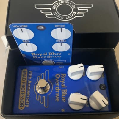 Mad Professor Royal Blue Overdrive 20th Anniversary Limited Edition Pedal for sale