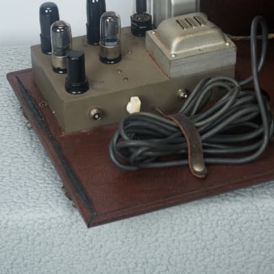 Vintage Lap Steel and Amplifier Set 1940s-50s Alan Stringed Instruments Natural image 9