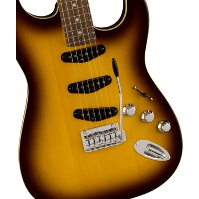 Fender Aerodyne Special Stratocaster Guitar, Rosewood Fretboard, Chocolate Burst image 3