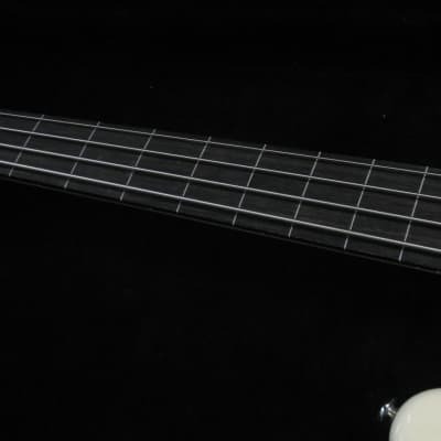 G&L JB USA 4 String Bass Build To Order 2022 - Vintage White Fretless Ebony Ghost Striped Fretboard & Hard Case image 5