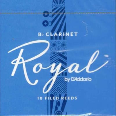 Rico Royal Bb Clarinet Reeds Box of 10(3.5 Strength) image 2