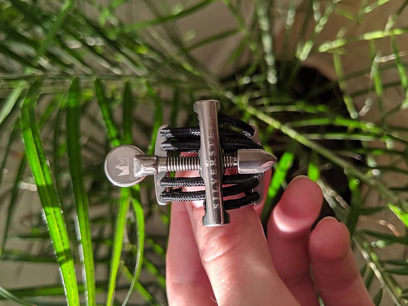 Silverstein Prelude Small Soprano Saxophone Ligature Silver Reverb