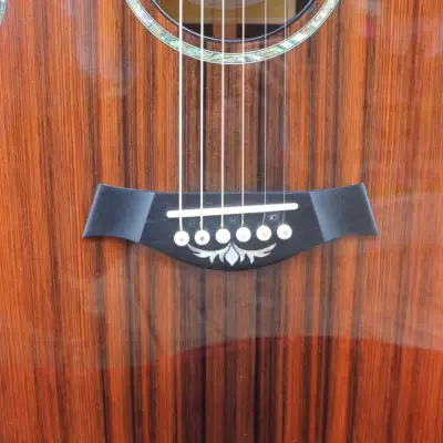 Taylor ps14ce FLTD sinker redwood&ebony limited accoustic guitar with pickup image 3