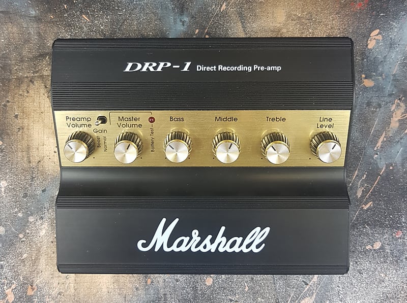 Marshall DRP-1 Direct Recording Pre-Amp mid-90s - steel