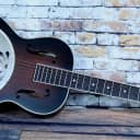 Gretsch G9240 Alligator Round-Neck Mahogany Body Biscuit Cone Resonator Guitar in 2-Color Sunburst