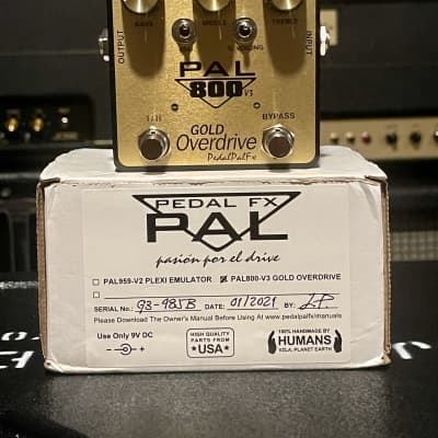 Reverb.com listing, price, conditions, and images for pedalpalfx-800-gold-overdrive-v3