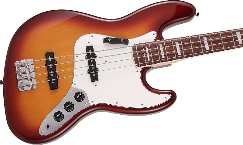 Fender Made in Japan Limited International Color Jazz Bass RW Sienna  Sunburst