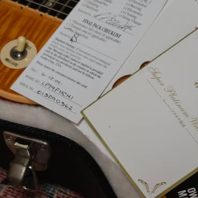 RARE 2009 Gibson USA Les Paul Traditional 1959 Faded Honeyburst w/OHSC & Paperwork, Japan Market Limited, JDM, AAA image 24