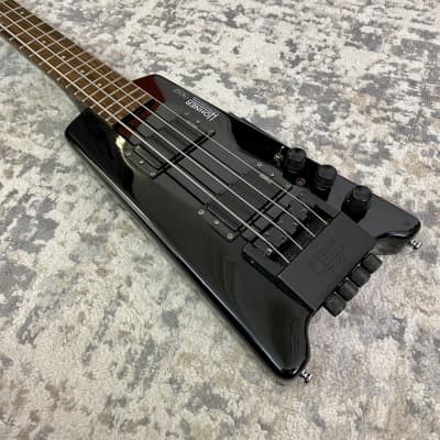 1988 Hohner Steinberger B2A Headless Electric Bass Black w