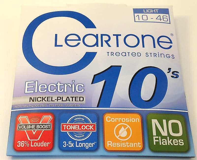 Cleartone Guitar Strings  Electric  Nickel Plated  10-46  Super long life image 1