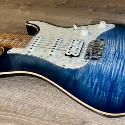 Suhr Standard Plus Faded Trans Whale Blue Burst image 1