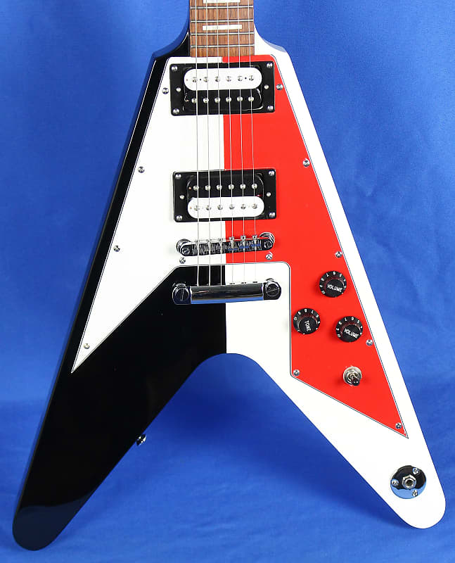 Dean Michael Schenker MS Festival Flying V Red Black Electric