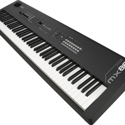 Yamaha Mx88 Music Synthesizer 88-key Piano Action Black Electronic Keyboard image 2