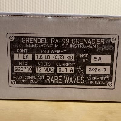 Rare Waves Grendel Grenadier RA-99 image 8