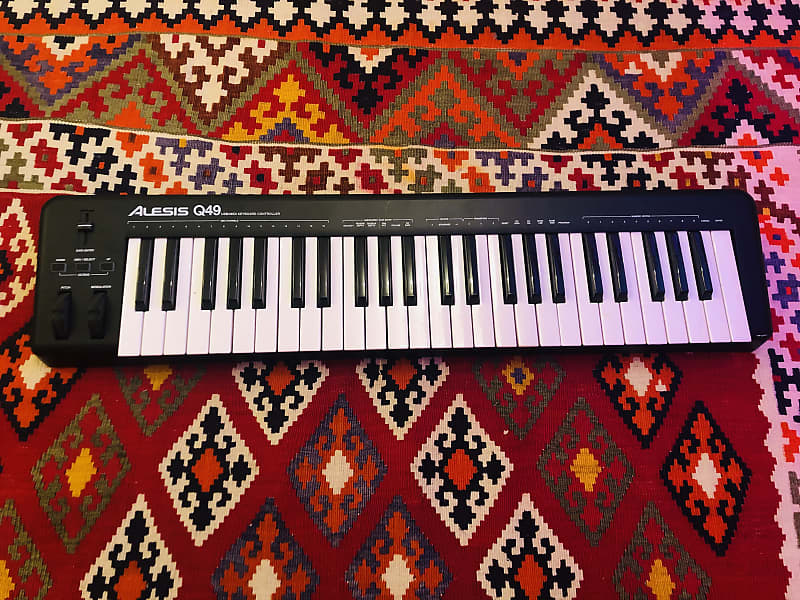 Alesis Alesis Q49 USB/MIDI Keyboard Controller Black Reverb