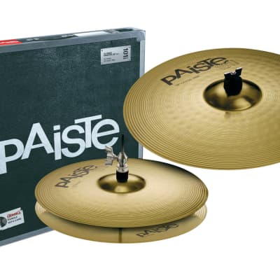 Paiste 101 Brass Essential Set 14/18" Cymbal Pack 2005 - Present - Traditional image 1