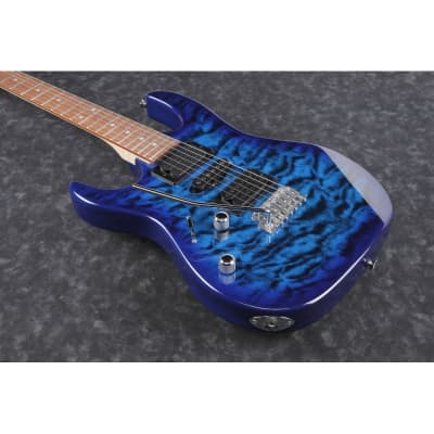 IBANEZ - GRX70QAL GIO TRANSPARENT BLUE BURST - Guitare électrique 6 cordes gaucher image 9