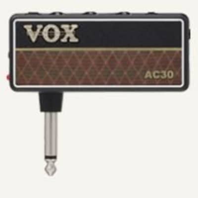 Vox AP2-AC amPlug 2 AC30 Battery-Powered Guitar Headphone Amplifier 2021 Black / Brown Diamond image 1