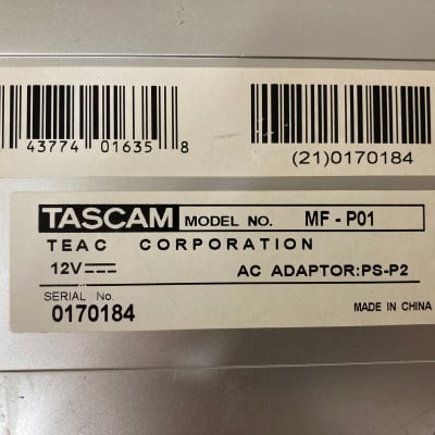TASCAM MF-P01 Portastudio 4 Track Cassette Recorder with power supply - for parts image 3