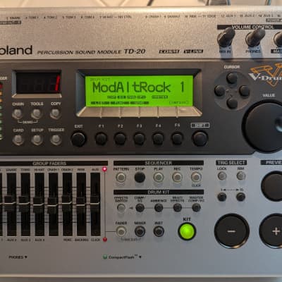 Roland TD-20 Drum Sound Module w/ Kit Expansion Packs+Extras