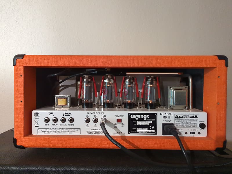 Orange Rockerverb 100 MK II 2-Channel 100-Watt Guitar Amp Head