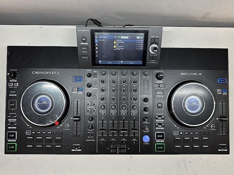 【週末まで1万円off】DENON DJ SC LIVE4 Denon DJ SC LIVE 4 4-Deck Standalone DJ Controller | Guitar
