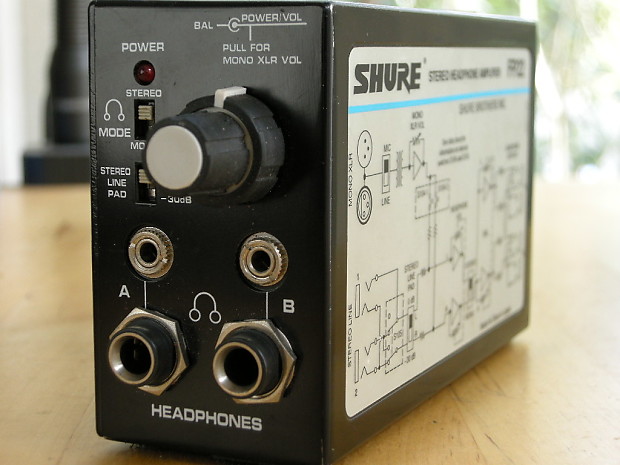 Shure clearance headphone amp