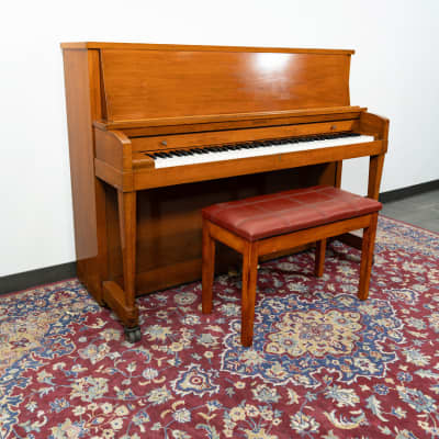 Baldwin Acrosonic Upright Piano | Satin Walnut | SN: 213858 image 3