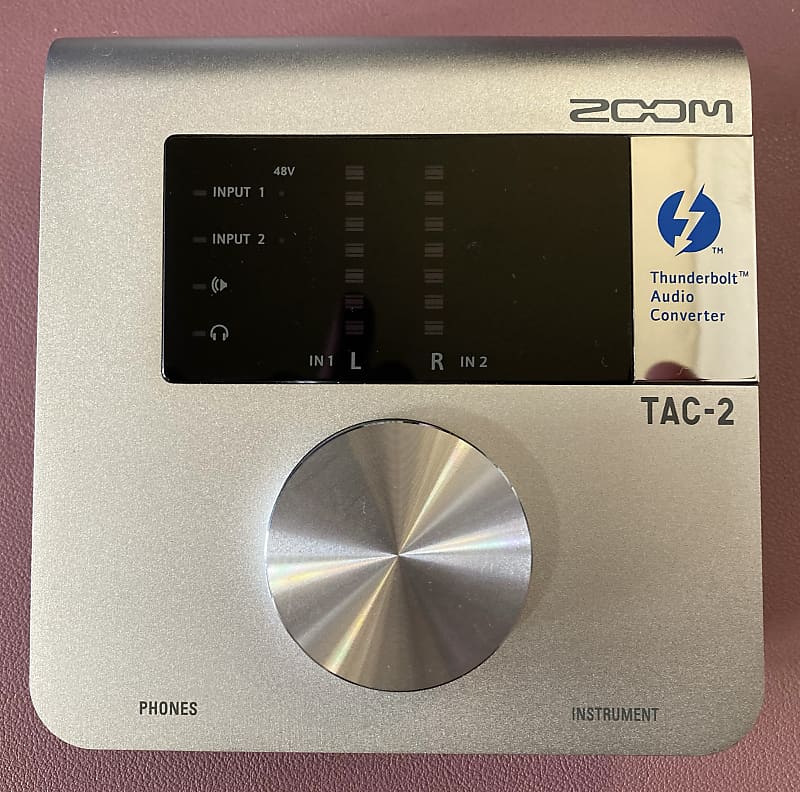 Zoom TAC-2 Thunderbolt Audio Interface 2010s - Silver image 1