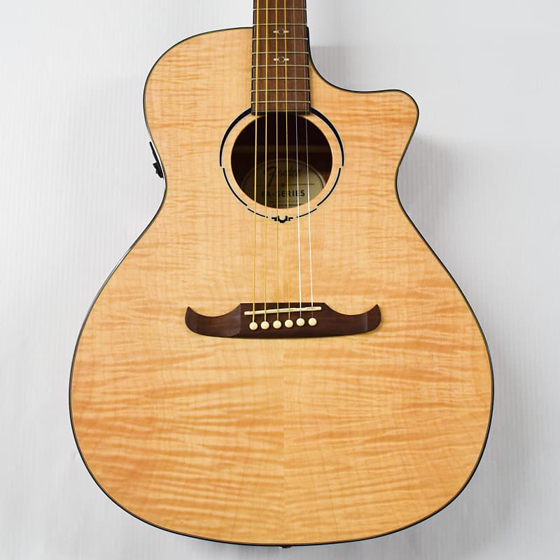 Fender FA-345CE Auditorium Acoustic-electric Guitar - Natural image 1