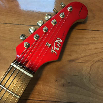 Fujigen FGN JMG6R Mustang Made in Japan Candy Apple Red | Reverb