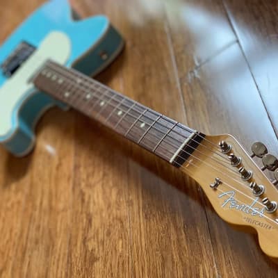 Fender Telecaster 1962 Custom Reissue Rare Domestic Finish 2017 Daphne Blue MIJ Japan image 8