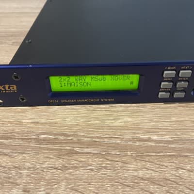 XTA dp224 audio processor 2in, 4out. | Reverb