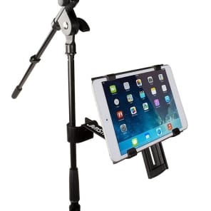 iPad Mic Stand Holder Universal All Straight Tripod Portrait Landscape Stage New Ships Free image 5