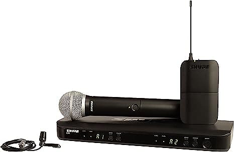 Shure BLX1288/CVL Dual Channel Wireless Combo System - H11 Band