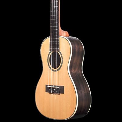 Ohana CK-70R Solid Top Rosewood B&S Satin Fin Concert Ukulele, Slotted Headstock image 1