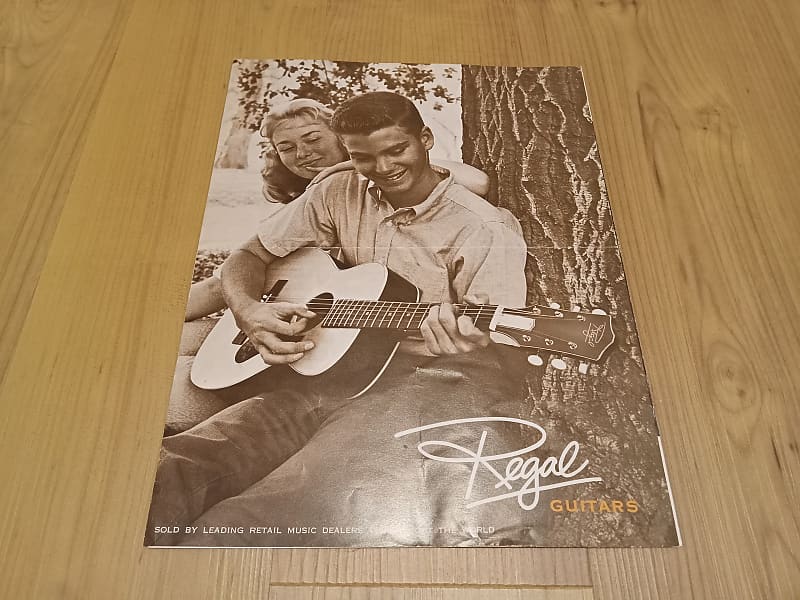 Vintage Late 1950's/Early 1960's Regal Guitar Catalog! Rare
