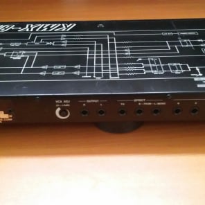 Korg Keyboard Guitar Rack Mixer KMX-62 Vintage KMX 62 80's Black imagen 3