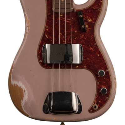 Fender Custom Shop Limited Edition '63 Precision Bass, Heavy Relic - Dirty Shell Pink (Pre-Order) for sale