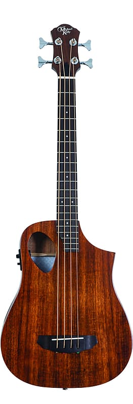 Michael Kelly Sojourn Port Gloss Koa Acoustic Travel Bass with Gig Bag MKSBSKGOFR image 1
