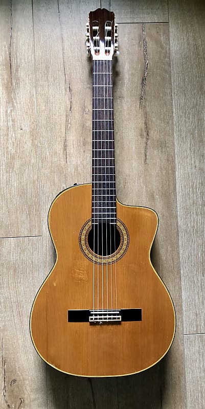Takamine CP-132SC 1990 MIJ Natural Classical Electric vintage guitar w/ HSC image 1