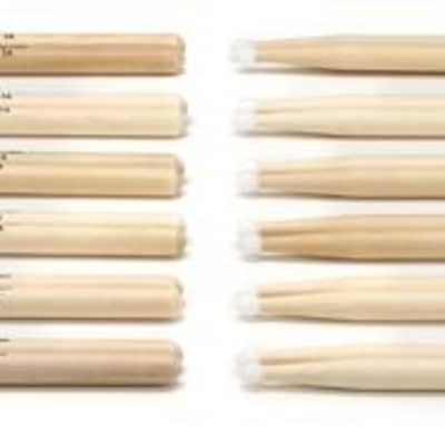 On-Stage Maple Drumsticks 12-pair - 5A - Nylon Tip image 1