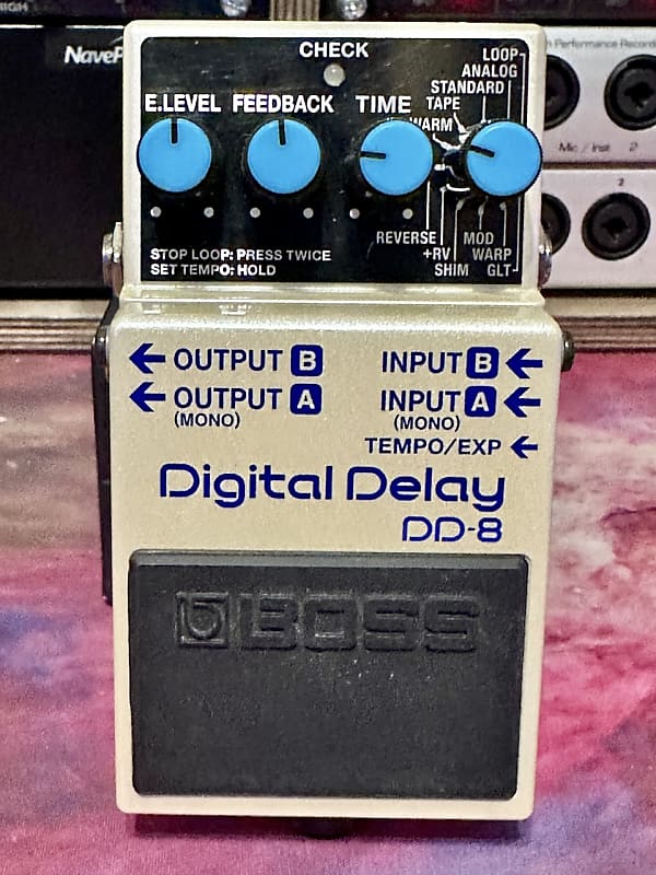 Boss DD8 Digital Delay 2019 Present White Reverb