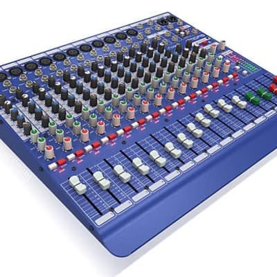 Midas DM16 16-channel Analog Mixer 16-channel Mixer with 12 Mic/Line Channels, 2 Stereo Channels, 3-band EQs, and 2 Aux Sends Free Shipping image 5