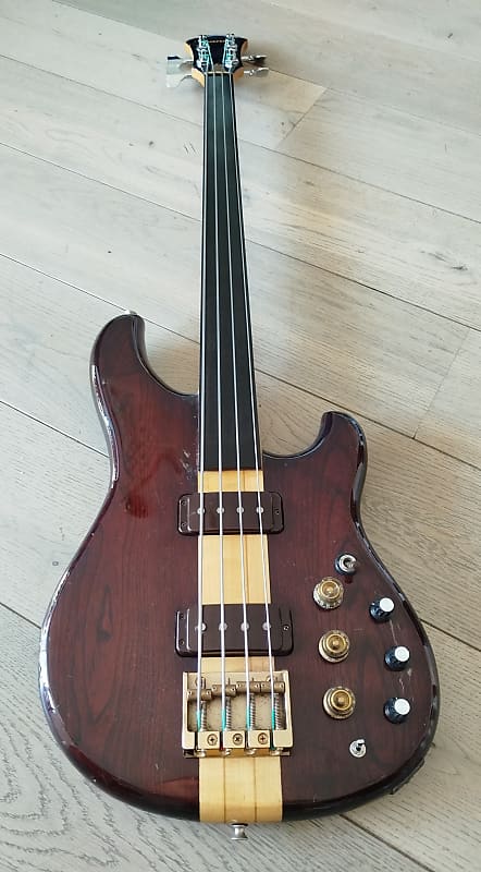 Ibanez Musician MC-940DS Fretless Sting 1980 Wood | Reverb