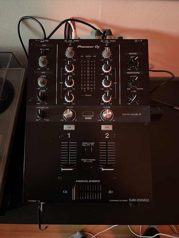 Direct Drive Turntables Pioneer DJM-250MK2 Mixer & PLX-500