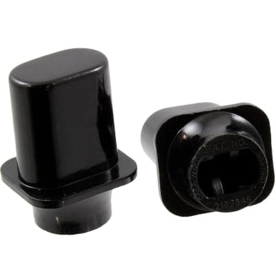 NEW (2) Plastic Knobs for USA Switch for Telecaster® Guitar - BLACK