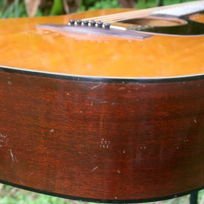 1972 FG-180 Jumbo Dreadnought Red Label MIJ Nippon Gakki +Yamaha Rocket Hard Case image 16