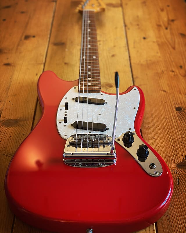 Fender Japan Rare 1999 CIJ Tokai-Built 1966 Reissue Mustang Rare Factory  Fiesta Red P-Serial Japan